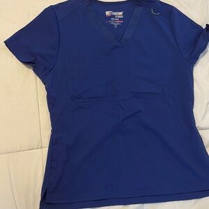 Grey’s Anatomy Galaxy Blue Women's Scrub Too